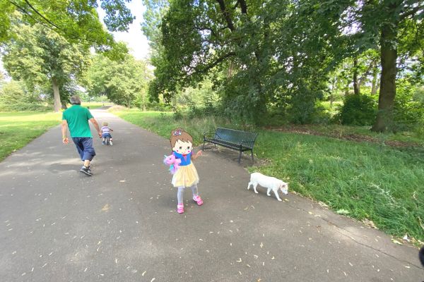 親子ホームステイ 最高の1日大きな公園